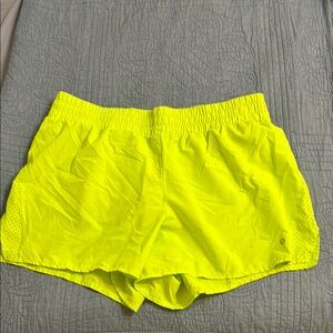 Women's Neon Green Xersion Shorts